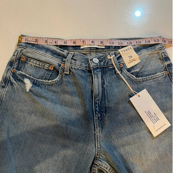 NWT Trave Denim Karolina Relaxed Taper Jeans - Picture 8 of 9